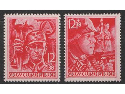 1945, 12Pf série, MiNr.909-10, **