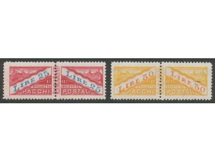 1945, 25 a 50L Paketmarken, MiNr.31,32, **