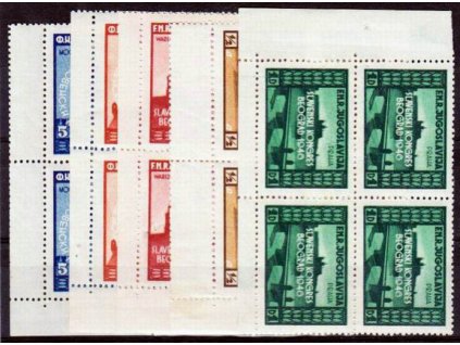 1946, 1/2-5Din série Kongres, 4bloky, **