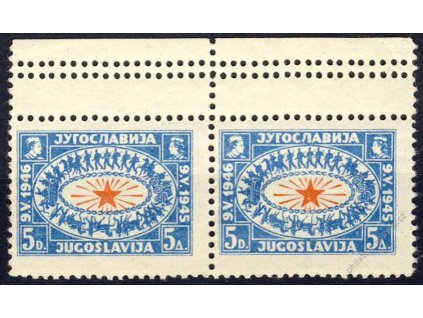 1946, 5Din Znak, trojité zoubkování, * po nálepce