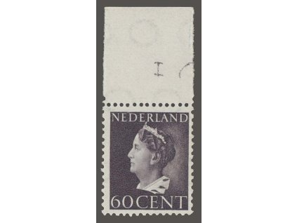 1946, 60C Vilemína, krajový kus, DZ, MiNr.452, **