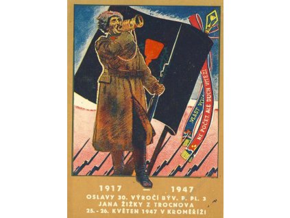 1947, Kroměříž, Oslavy p.pl.3 Jana Žižky,