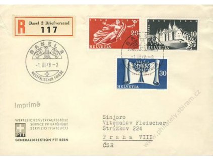 1948, DR Basel, R-dopis