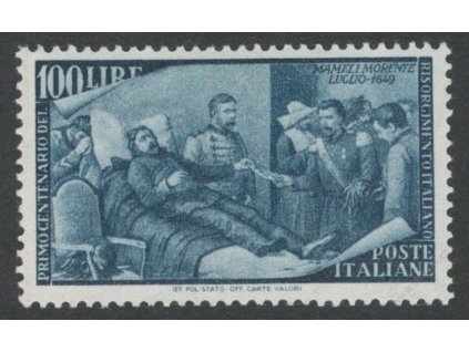 1948, 100L Výročí revoluce, MiNr.759, * po nálepce