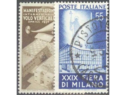 1951, 20-55L série Mailänder Messe, razítkovaná