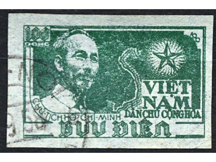 Vietnam, 1951, 100D Ho Chi Minh, razítkované