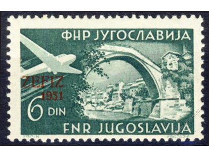 1951, 6Din letecká Zefiz, MiNr.653, **