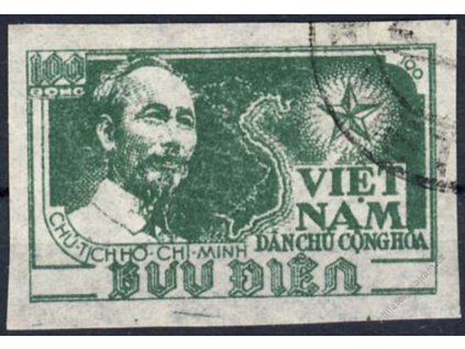 Vietnam, 1951, 100D Ho chi Minh, MiNr.5B, razítko