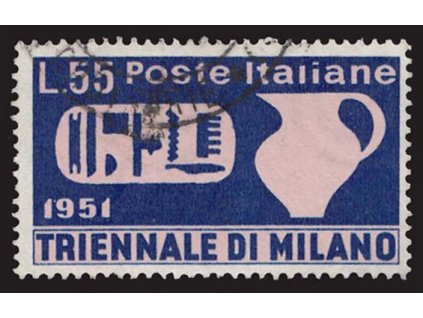 1951, 55L Mailand, MiNr.840, razítkované