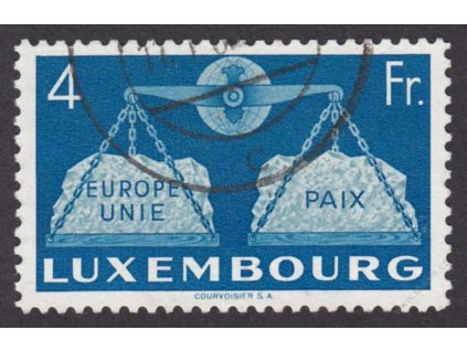 1951, 4Fr PAIX, MiNr.483, razítkované