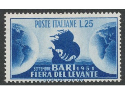 1951, 25L Levanta-Messe, MiNr.843, **