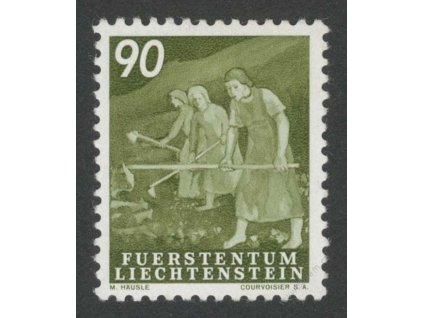 1951, 90Rp Zemědělství, MiNr.299, **