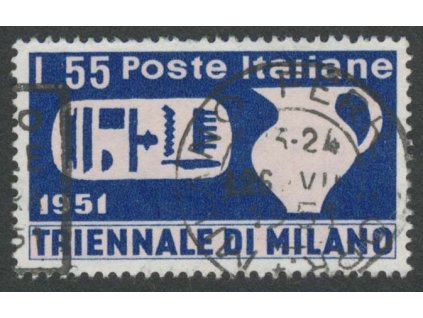 1951, 55L Mailand, MiNr.840, razítkované
