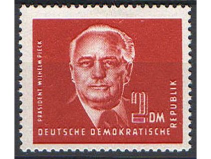 1952, 2DM Pieck, MiNr.326, * po nálepce