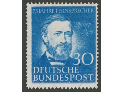 1952, 30Pf Reis, MiNr.161, * po nálepce