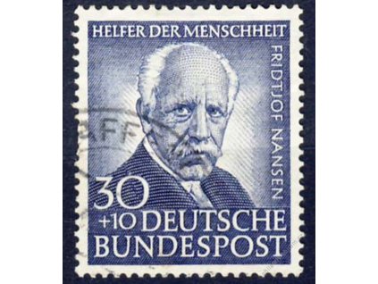 1953, 30Pf Osobnosti, MiNr.176, razítko