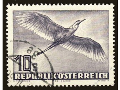 1953, 10S letecká, MiNr.987, razítkované