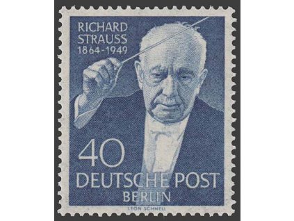 1954, 40Pf Straus, MiNr.124, **