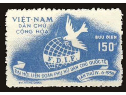Vietnam, 1958, 150D Holubice míru, MiNr.74, (*)