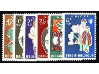 1960, 40C-6Fr série Unicef, **