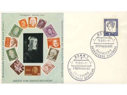 1961, FDC MiNr.361, DR Bonn
