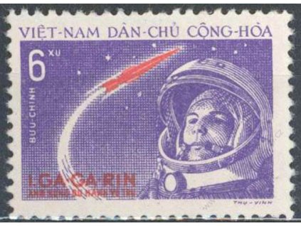 Vietnam-Nord, 1961, 6xu Gagarin, (*)