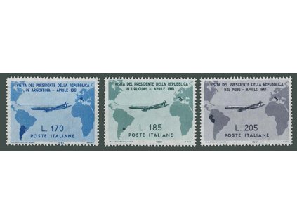 1961, 170-205L  série, MiNr.1100-2, **