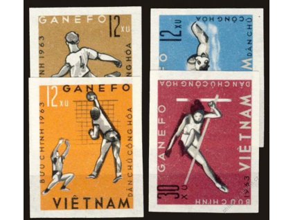 Vietnam, 1962, 12-30xu série Sport, (*)