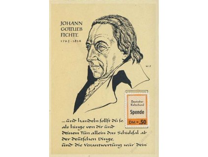 1964, Deutscher Kulturbund Spende, propagační nálepka