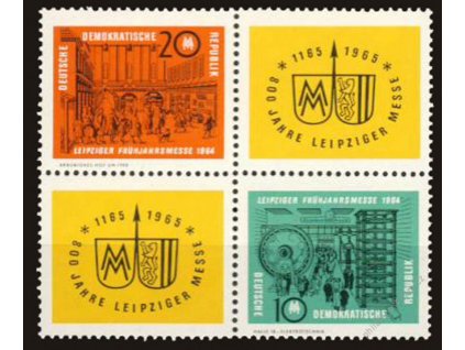 1964, soutisk Veletrh, MiNr.1012-13, **