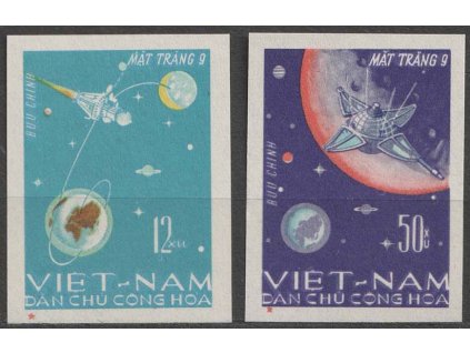 Vietnam, 1966, 12-50xu série Kosmos, (*)