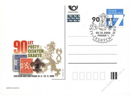 PM 67 Pošta českých skautů + PR 28.10.2008