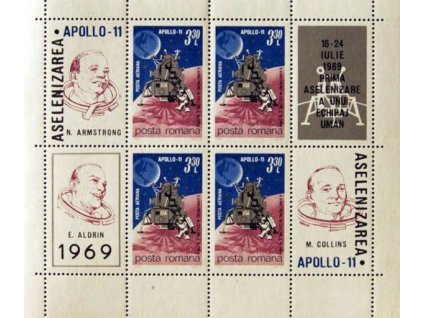 1969, aršík, MiNr.Bl.72, **