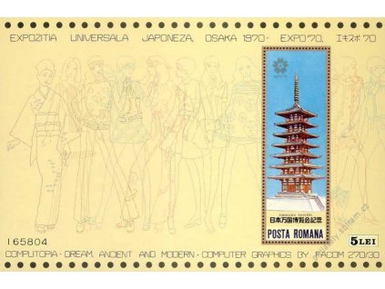 1970, aršík, MiNr.KL.2839, **