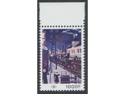 1977, 1000Fr Eisenbahnpaketmarken, **