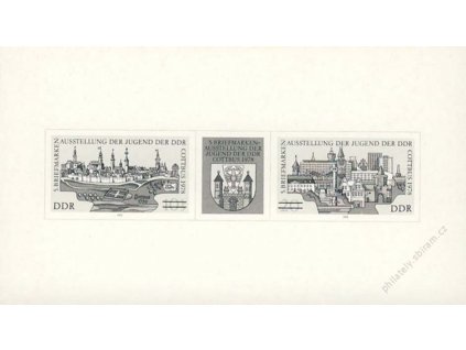 1978, MiNr.2343-44 Výstava známek, černotisk, (*)