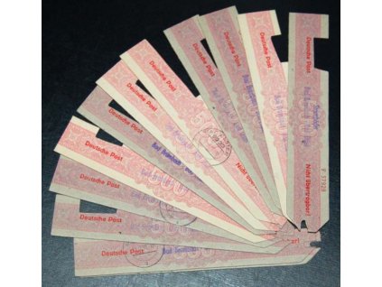 1980/90, 12 ks číslovaných držáků cenin