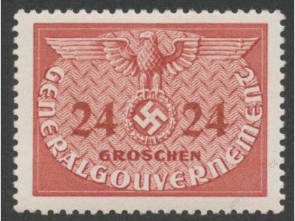 Generalgouvernement, 1940, 24Gr služební, **