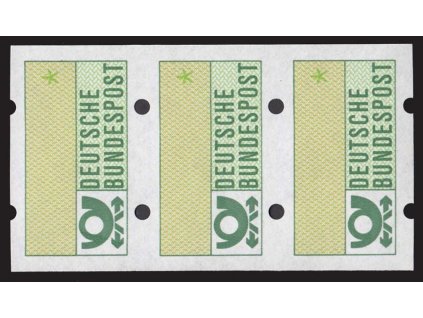 1981, - automatová známka bez hodnotového tisku, MiNr.1, ** , 3páska