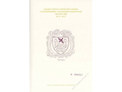 1988, Trutnov, Výstava známek, pamětní list, A5