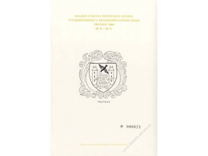 1988, Trutnov, Výstava známek, pamětní list, A5