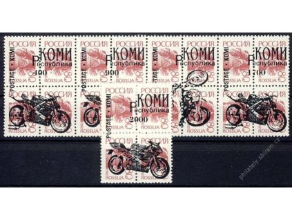 1992, Komi, regionální přetisk, ** , 20 známek