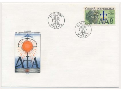 1993, FDC 11 Cyril a Metoděj