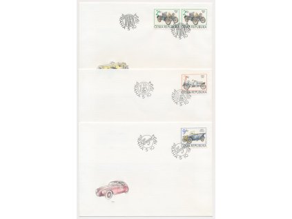 1994, FDC 53-55 Historické automobily