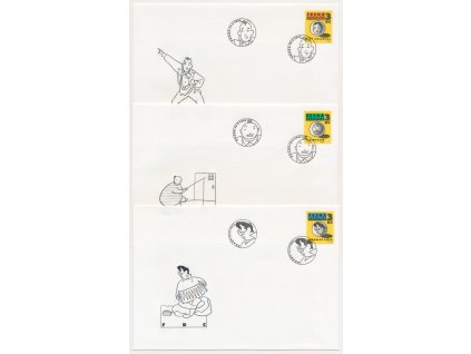 1995, FDC 67-69 Osobnosti