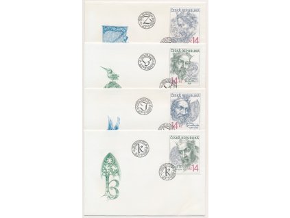 1996, FDC 105-108 Lucemburská dynastie