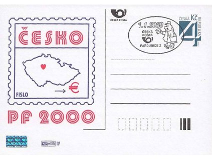 PP 196 PF 2000, Kalendář 20. století, PR 01.01.2000