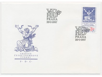 1997, FDC 133 Tradice známkové tvorby