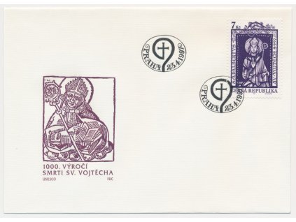 1997, FDC 141 Sv.Vojtěch