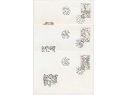 1997, FDC 146-148 Praha Rudolfa II.